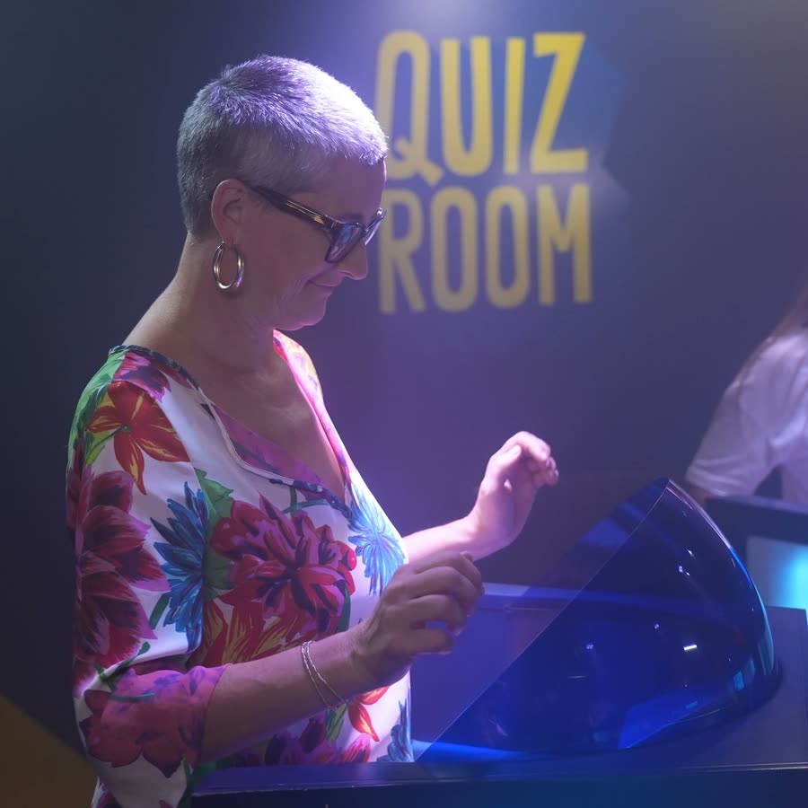 Décor de plateau TV de Quiz Room