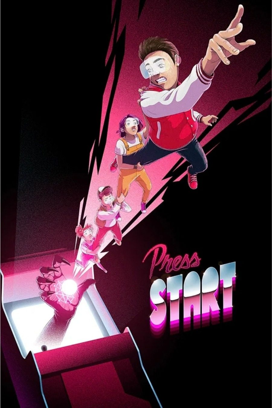 Affiche Press Start